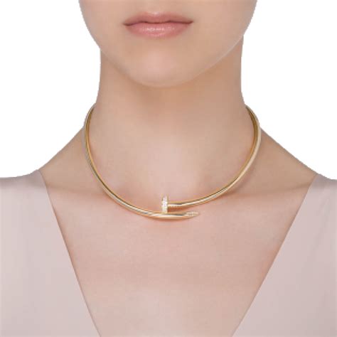 cartier nail necklace replica|cartier nail necklace price.